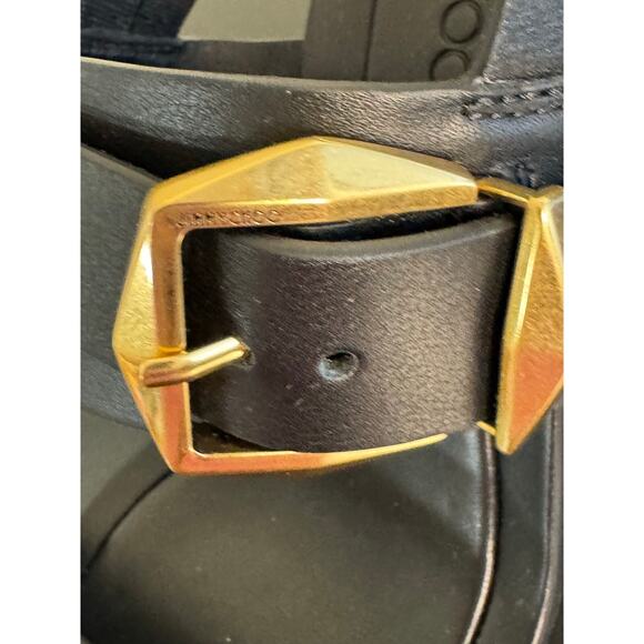 Jimmy Choo NIB Hawke 70mm Buckled Sandals in Black Size 39 - Picture 9 of 12